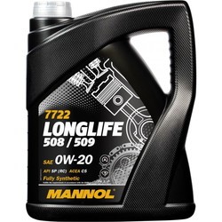 Моторные масла Mannol Longlife 508/509 0W-20 5L