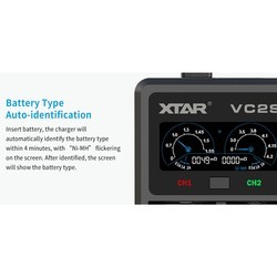 Зарядки аккумуляторных батареек XTAR VC2S