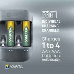 Зарядки аккумуляторных батареек Varta Eco Charger + 4xAAA 800 mAh
