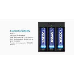 Зарядки аккумуляторных батареек XTAR MC3