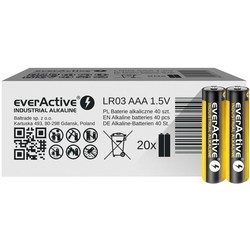 Аккумуляторы и батарейки everActive Industrial Alkaline 40xAAA