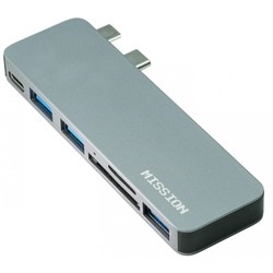 Картридеры и USB-хабы Mission Mi-Hub4