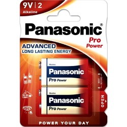 Аккумуляторы и батарейки Panasonic Pro Power 2xKrona