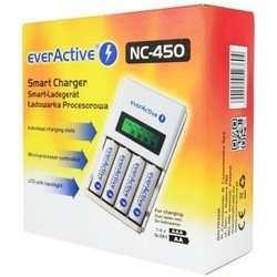 Зарядки аккумуляторных батареек everActive NC-450