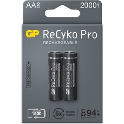 Аккумуляторы и батарейки GP ReCyko Pro 2xAA 2000 mAh
