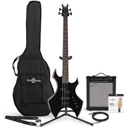 Электро и бас гитары Gear4music Harlem X Bass Guitar 35W Amp Pack