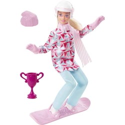 Куклы Barbie Winter Sports Snowboarder Blonde Doll HCN32