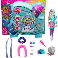 Куклы Barbie Color Reveal Glitter Hair Swaps HBG41