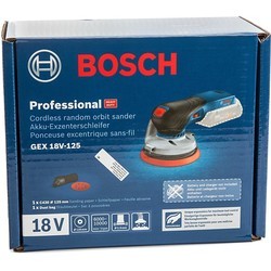 Шлифовальные машины Bosch GEX 18V-125 Professional 0601372200