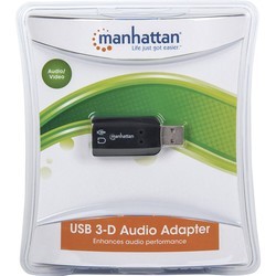 Звуковые карты MANHATTAN 3-D Audio Adapter 2.1
