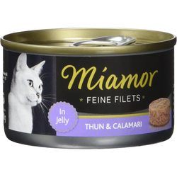 Корм для кошек Miamor Fine Fillets in Jelly Tuna/Calamari 0.185 kg