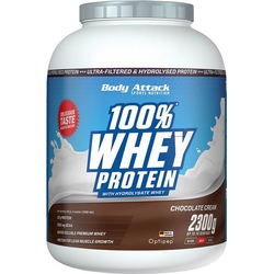 Протеины Body Attack 100% Whey Protein 0.9 kg