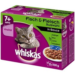 Корм для кошек Whiskas 7+ Senior Fish/Meat Selection in Gravy 1.2 kg