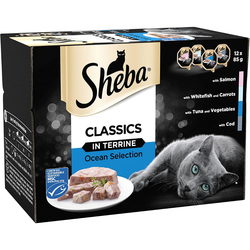 Корм для кошек Sheba Classic in Terrine Trays Ocean Collection 1.02 kg