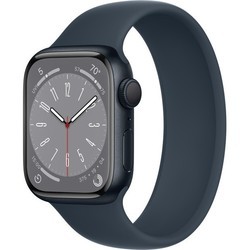 Смарт часы и фитнес браслеты Apple Watch 8 Aluminum 41 mm Cellular (черный)
