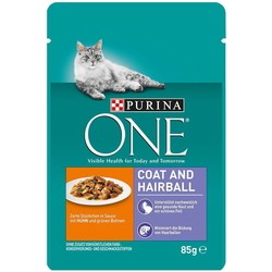 Корм для кошек Purina ONE Coat/Hairball Pouch 0.085 kg