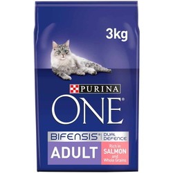 Корм для кошек Purina ONE Adult Salmon 3 kg