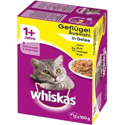 Корм для кошек Whiskas 1+ Poultry Selection in Jelly 1.2 kg