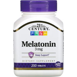 Аминокислоты 21st Century Melatonin 3 mg 90 tab