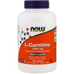Сжигатели жира Now L-Carnitine 1000 mg 100 tab