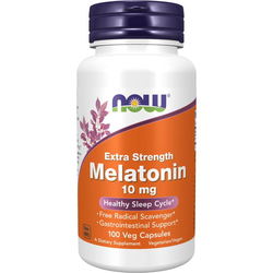 Аминокислоты Now Melatonin 10 mg 100 cap