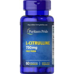 Аминокислоты Puritans Pride L-Citrulline 750 mg 60 cap