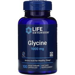 Аминокислоты Life Extension Glycine 1000 mg 100 cap