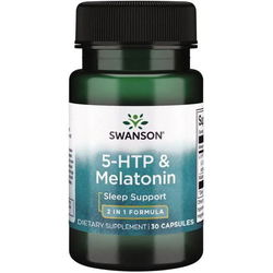 Аминокислоты Swanson 5-HTP &amp; Melatonin 30 cap