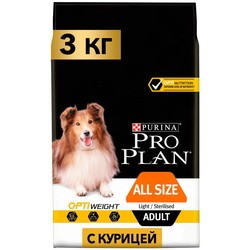 Корм для собак Pro Plan Adult Light/Sterilised Chicken 3 kg