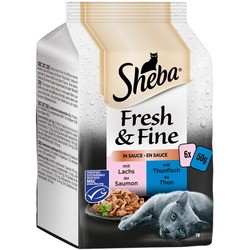 Корм для кошек Sheba Fresh/Fine Salmon/Tuna in Gravy 0.3 kg