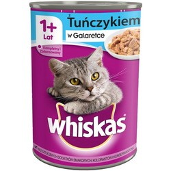 Корм для кошек Whiskas 1+ Can with Tuna in Jelly 0.4 kg