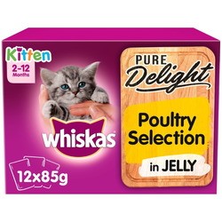 Корм для кошек Whiskas Kitten Pure Delight Poultry Selection in Jelly 1.02 kg