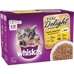 Корм для кошек Whiskas Kitten Pure Delight Poultry Selection in Jelly 1.02 kg