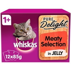 Корм для кошек Whiskas 1+ Pure Delight Meaty Selection in Jelly 1.02 kg