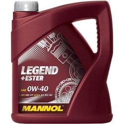 Моторные масла Mannol Legend Ester 0W-40 5L