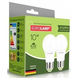 Лампочки Eurolamp LED EKO A60 10W 4000K E27 2 pcs
