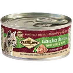 Корм для кошек Carnilove Adult Chicken/Turkey/Pheasant Canned 0.1 kg