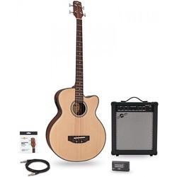 Акустические гитары Gear4music Electro Acoustic Bass Guitar 35W Amp Pack