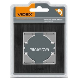 Рамки для розеток и выключателей Videx VF-BNFRA1H-CH