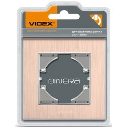 Рамки для розеток и выключателей Videx VF-BNFRA1H-CP