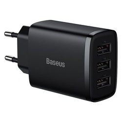 Зарядки для гаджетов BASEUS Compact Charger 3U 17W
