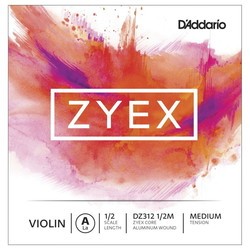 Струны DAddario ZYEX Single Violin A String 1/2 Medium
