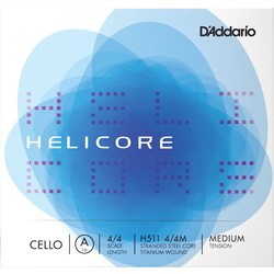 Струны DAddario Helicore Single A Cello 4/4 Medium