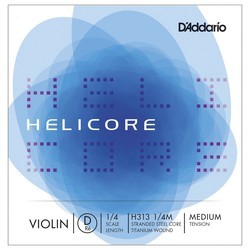 Струны DAddario Helicore Single D Violin 1/4 Medium
