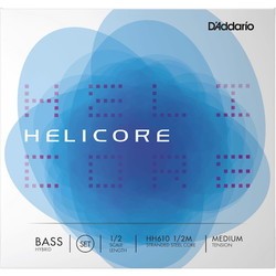 Струны DAddario Helicore Hybrid Double Bass 1/2 Medium