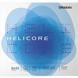 Струны DAddario Helicore Hybrid Double Bass 3/4 Light