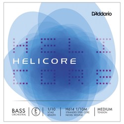 Струны DAddario Helicore Single E Orchestral Double Bass 1/10 Medium