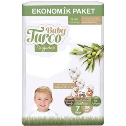 Подгузники (памперсы) Baby Turco Diapers XXL / 28 pcs