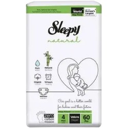 Подгузники (памперсы) Sleepy Natural Diapers 4 / 60 pcs