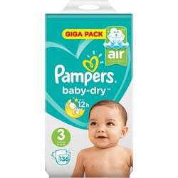 Подгузники (памперсы) Pampers Active Baby-Dry 3 / 136 pcs